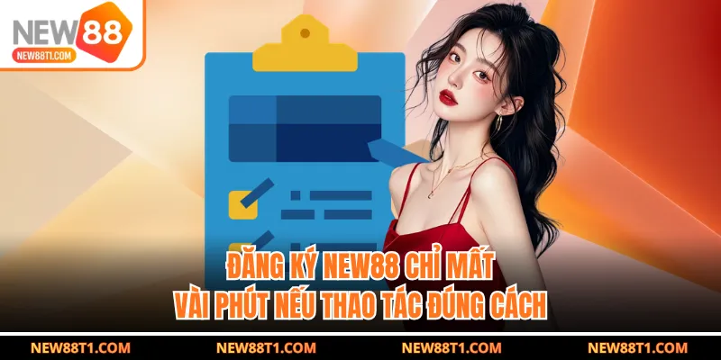 Đăng ký NEW88 chỉ mất vài phút nếu thao tác đúng cách