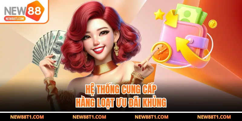 Hệ thống cung cấp hàng loạt ưu đãi khủng