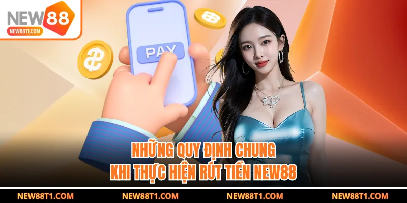 Những quy định chung khi thực hiện rút tiền new88